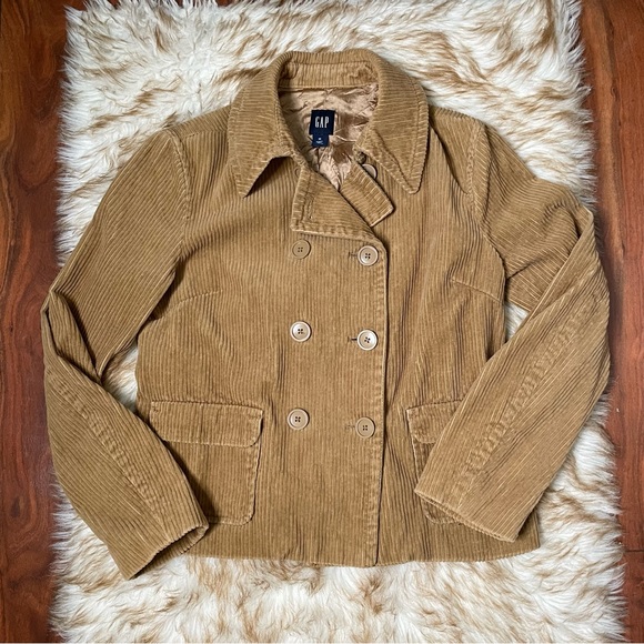 GAP double breasted corduroy jacket - Picture 3 of 7